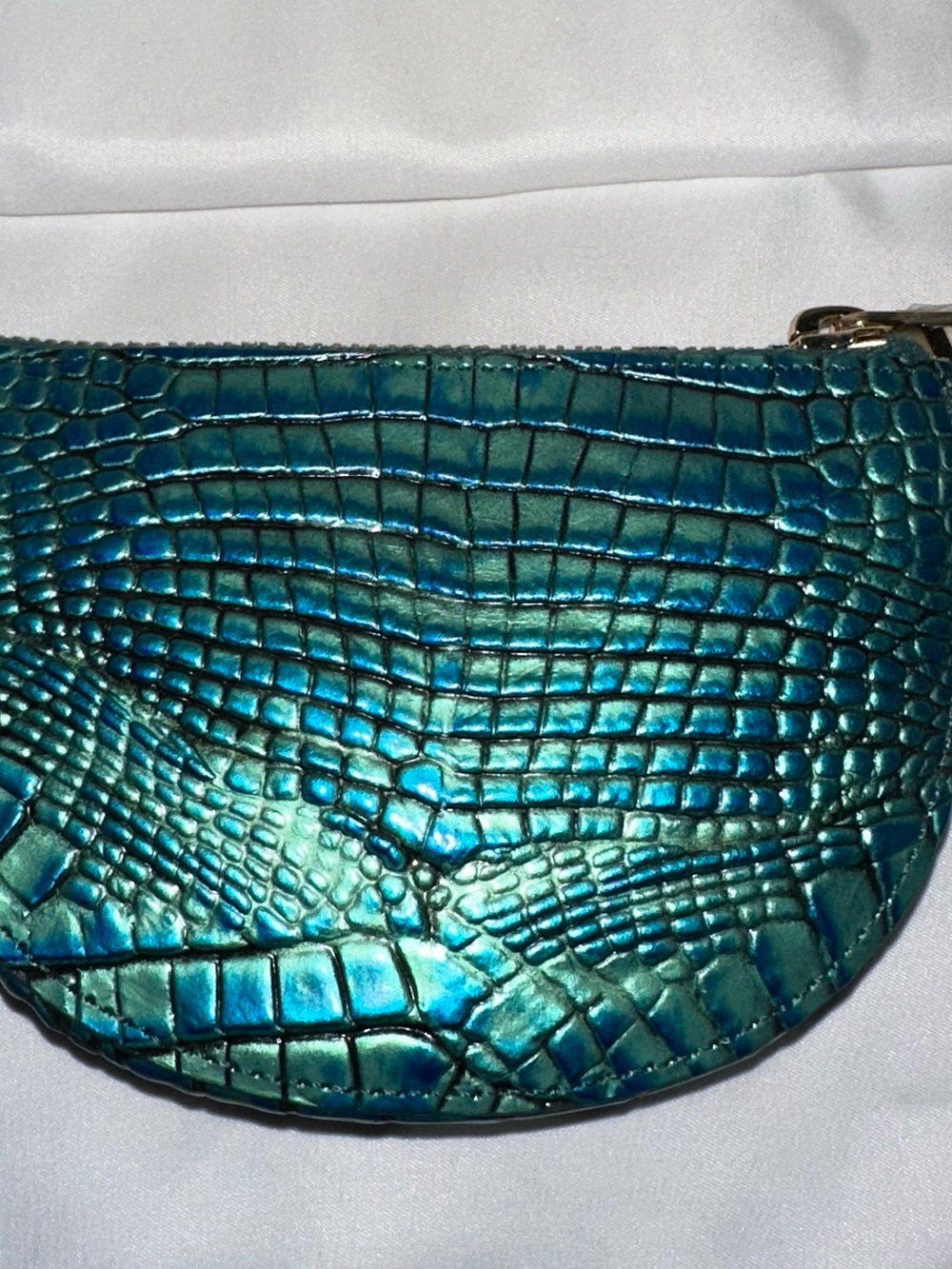 💚 EEUC Brahmin Elaine, Cordelia Wallet, and Britt Coin Purse in Peacock Shimmer - Picture 9 of 10